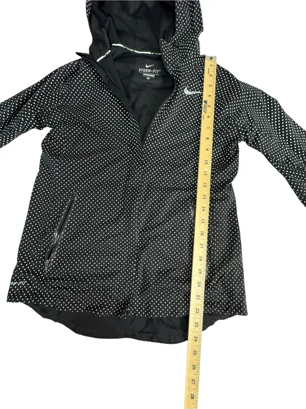 Nike Black storm fit Jacket with White Dot Print - Image 5