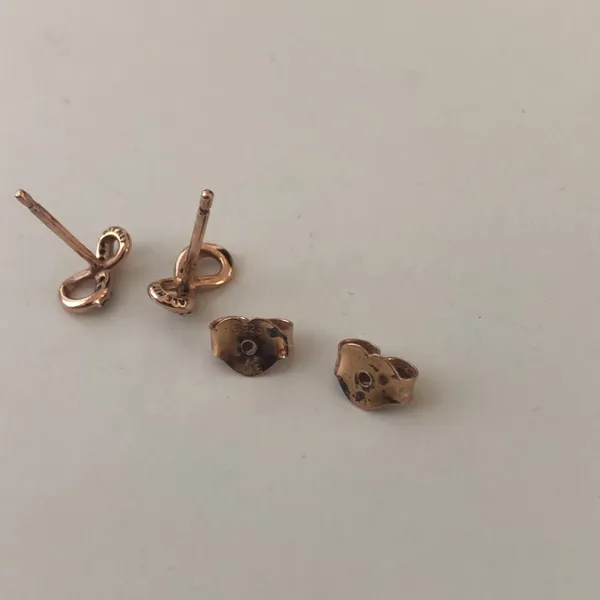 Pandora Sparkling Infinity Stud Earrings Rose Gold - Image 6
