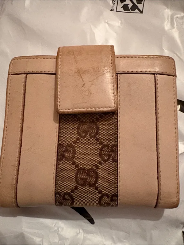 vintage Gucci Web / Cherie‎ compact bifold wallet - Image 2