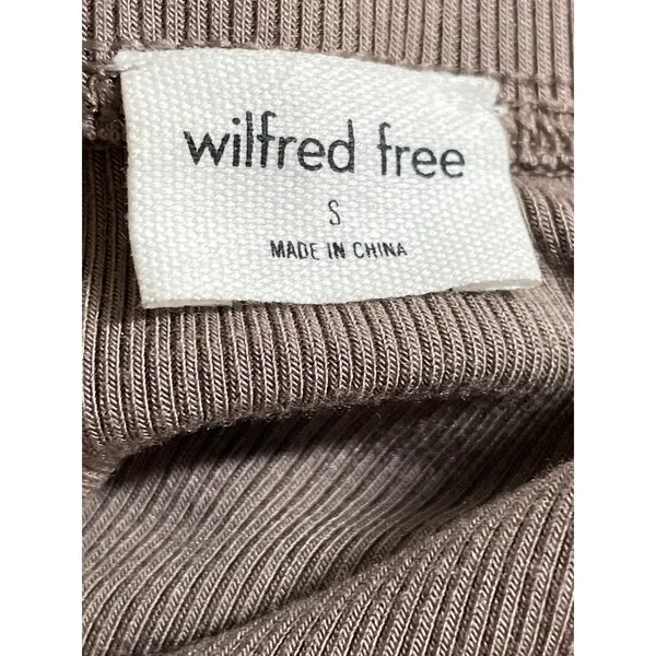 Aritzia Wilfred Free Women's Gray High Rise Office Mini Straight Pencil Skirt S - Image 5