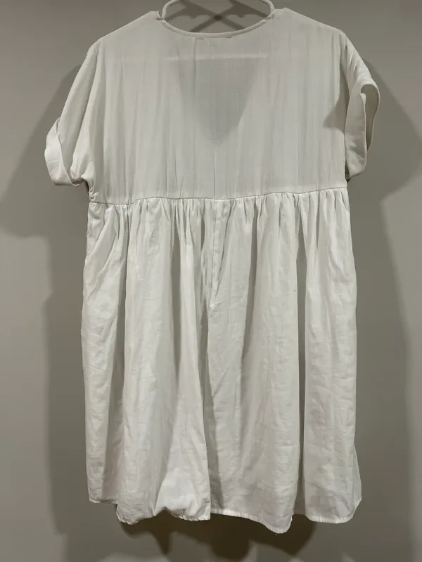Entro White Babydoll Dress - Image 2
