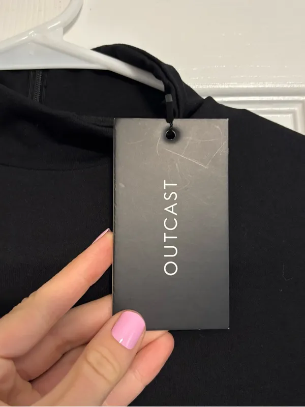 OUTCAST Roni Mini Dress Black NWT - Image 4