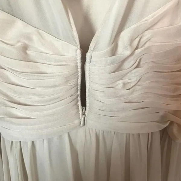 David’s Bridal Flutter Sleeve Bridesmaid Dress - Image 10