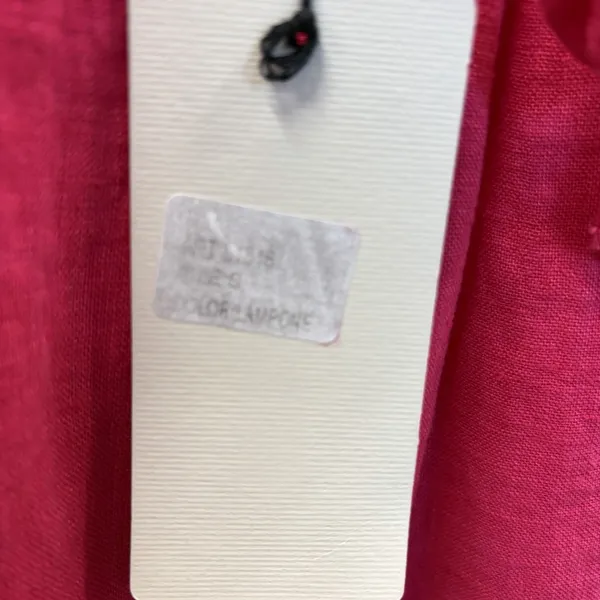NWT‎ Lungo L'Arno Womens S Dress Knee Length Pink 100% Linen Short Summer Italy - Image 7