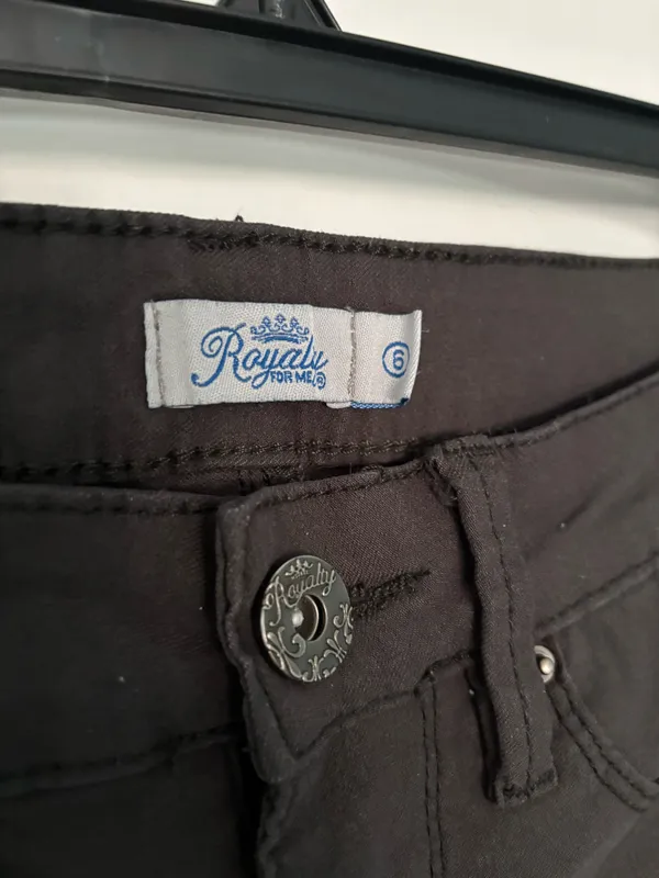 Dark jeans/leggings Black Size 6 - Image 2