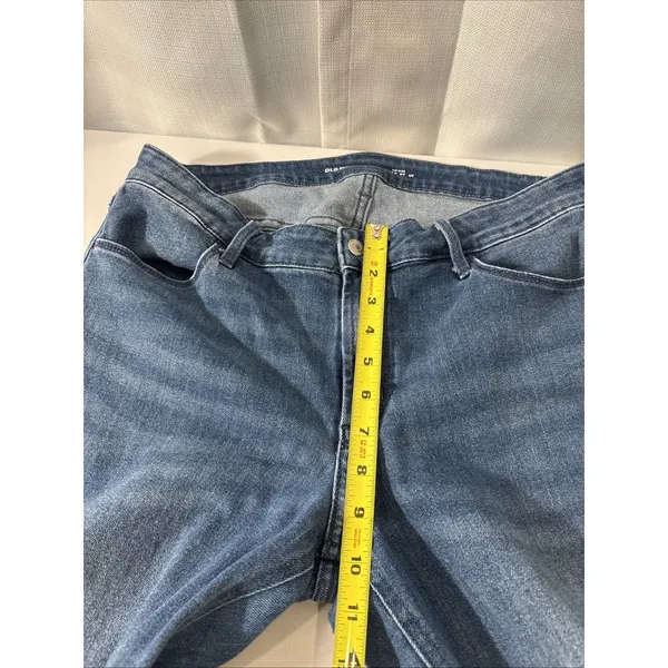 Old Navy Wow Bootcut Jeans Women Size 12 Blue Medium Wash Mid Rise Stretch Denim - Image 4