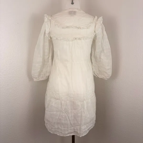 Cleobella Elliot ivory organic cotton mini dress - Image 8