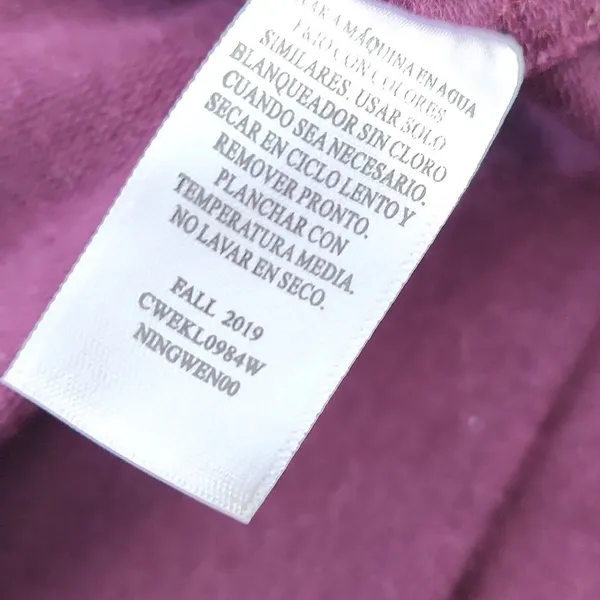 Etonic -525 Long Sleeve Mock Neck Top Magenta Small‎ - Image 6