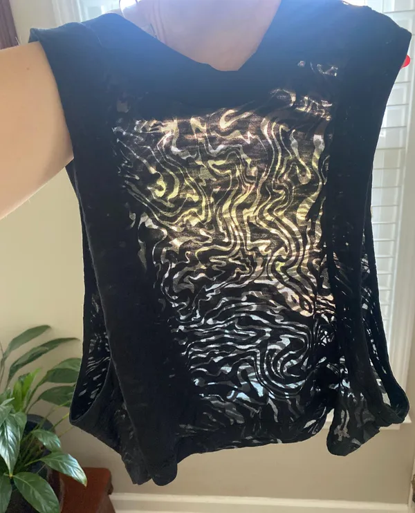 All Yours Crop Veil Tank Top - Image 4
