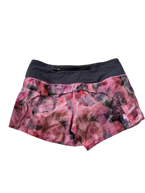 Lululemon Run Times Short II 4" Sun Dazed Multi Pink Super Dark Size 4 - Image 5