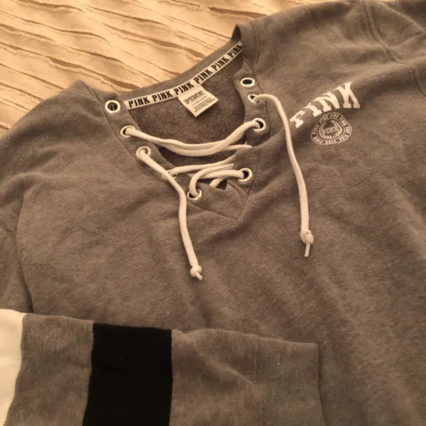 PINK Victoria’s Secret Lace Up Sweatshirt - Image 5