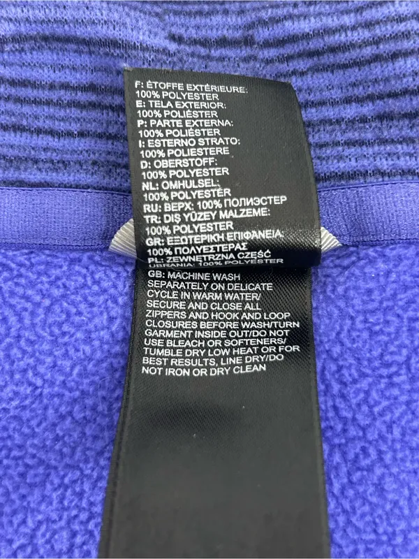 The North Face Purple Fleece Pullover Size XL - Image 11