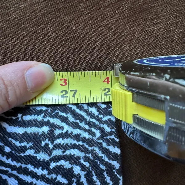 Michael Kors Zebra Print Pants Back pockets. High Waist No Zipper /Button Sz L - Image 8