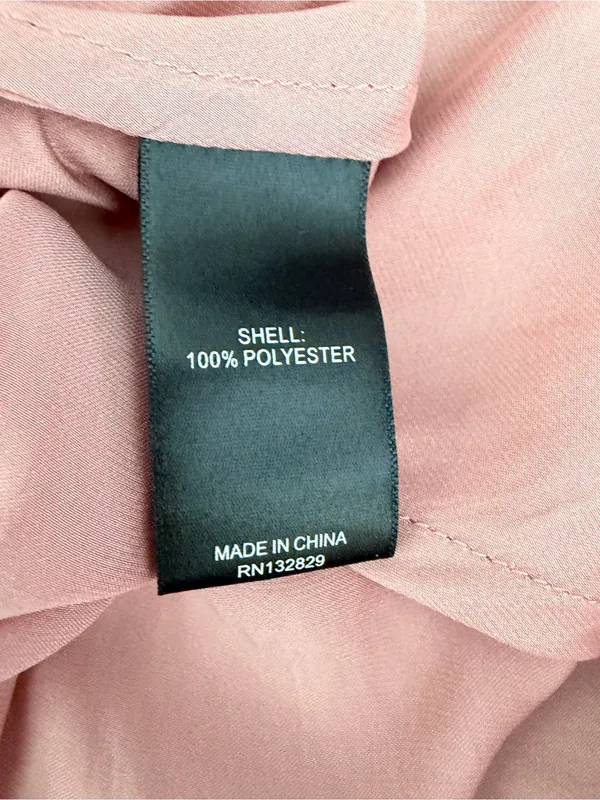 Michael Costello x Revolve Braxton Cowl Neck Slip Dress Side Slit Rose Pink Med - Image 9