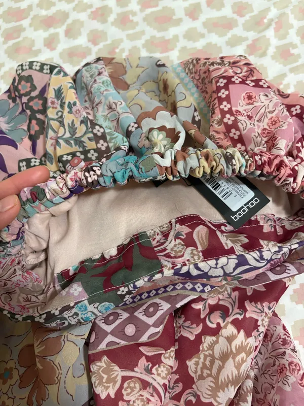 Boohoo Patchwork Paisley Print Maxi Skirt – US 4 – NWT - Image 6