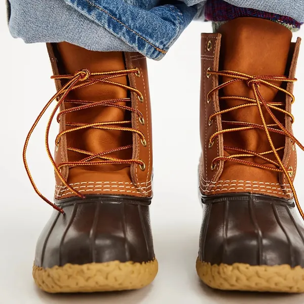 L.L. Bean | 8" Waterproof Leather Duck Boots Brown Size 6 - Image 2