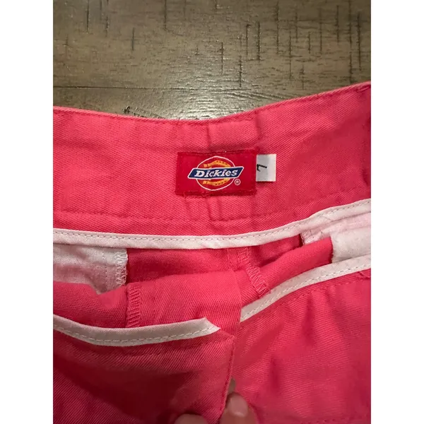 VINTAGE Y2K Dickies Girl Pink‎ Low-Rise Shorts - Made in USA - Image 4