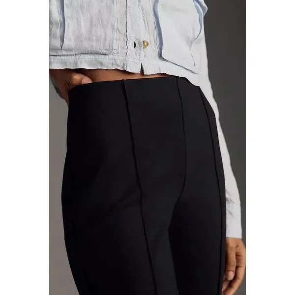 ✨Anthropologie Maeve The Margot Kick-Flare Cropped Black Sz XS Pants✨ - Image 3