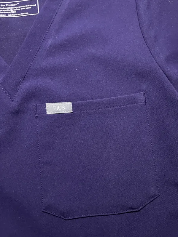 FIGS Purple Jam Scrub Set - Image 3