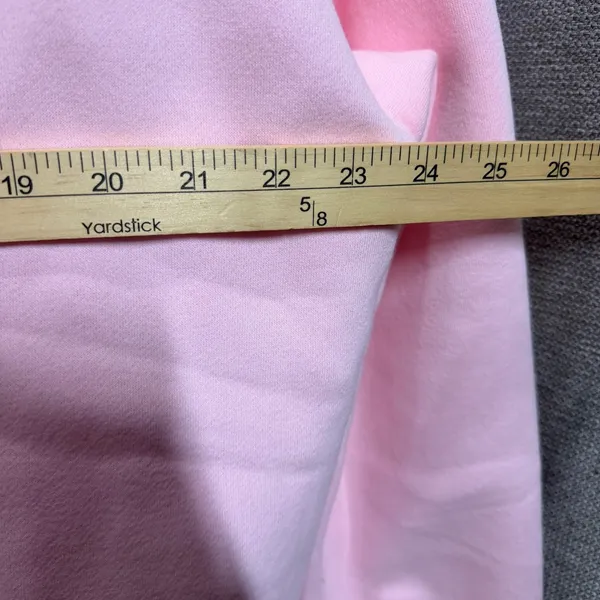 White‎ Fox With Love & Kisses Oversized Hoodie Baby Pink Era 8.5 M/L NWT - Image 5