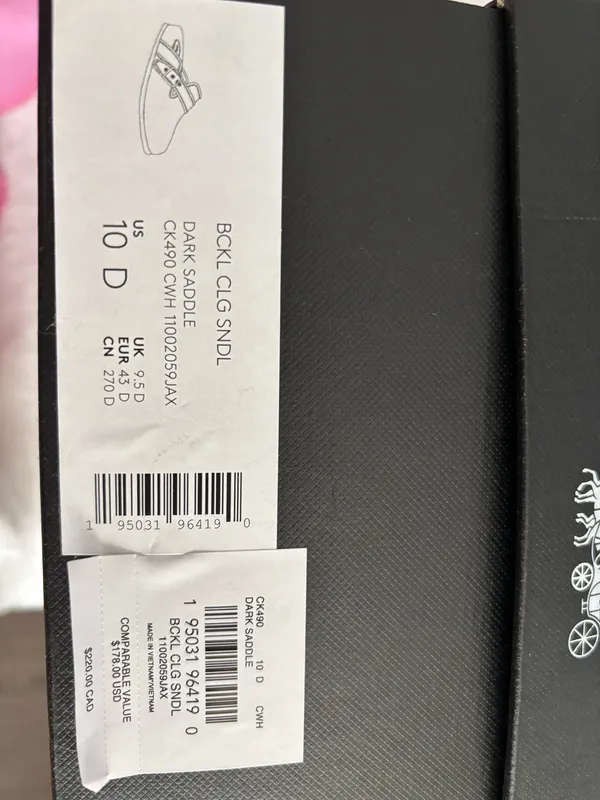 Coach Signature Canvas Mules Sz10 Unisex - Image 17