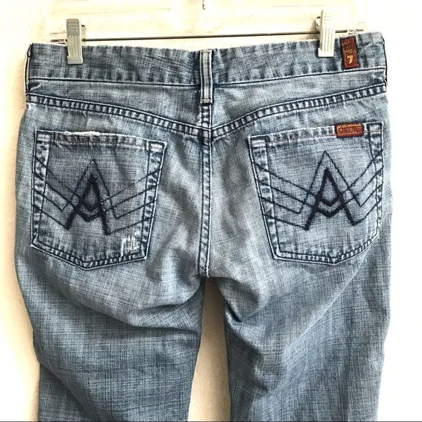 ‎7 for All Mankind “A” pocket denim jeans 28 - Image 5