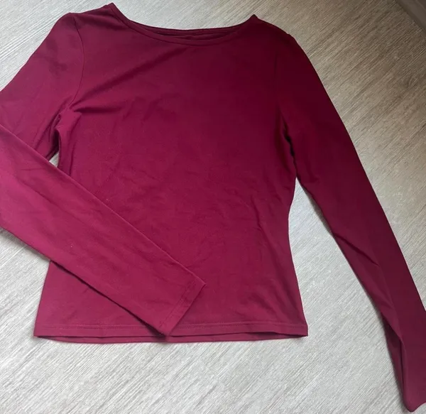 Long sleeve top Red - Image 3