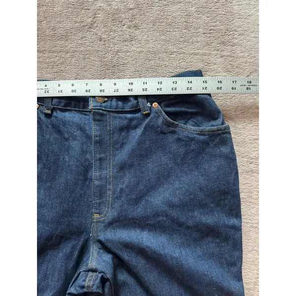 Vintage‎ Levis 25035 Jeans Women's Dark Wash High Waist Orange Tab 90s Size 16 - Image 7