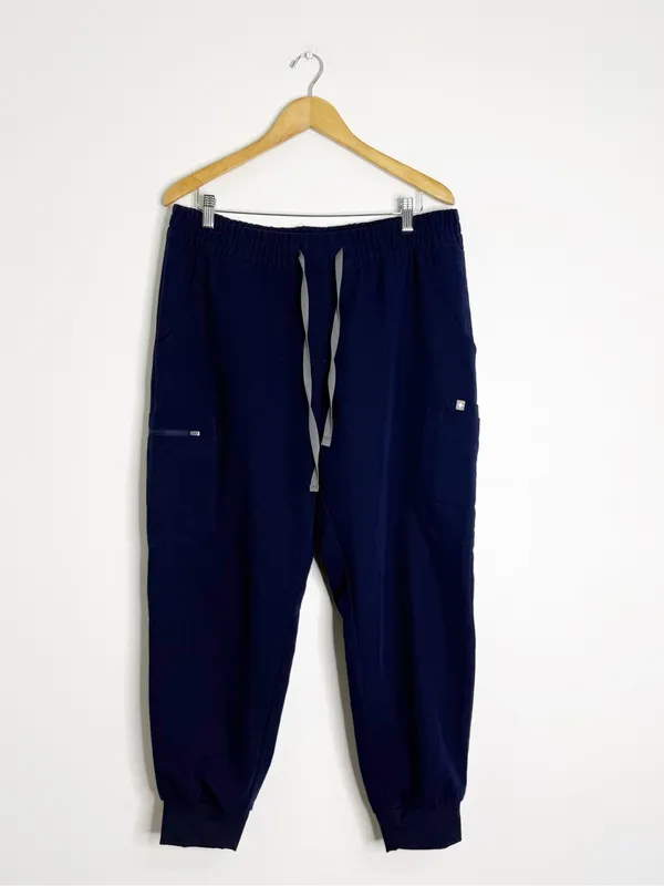 FIGS Uman Jogger Scrub Pants Women’s XL Petite Navy Technical Collection - Image 3