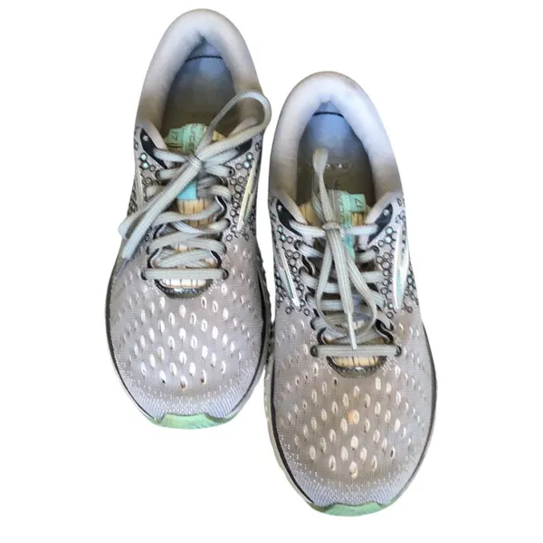 Brooks Glycerin 17 Running Shoes Gray Aqua Women’s Size 8 Sneakers - Image 12