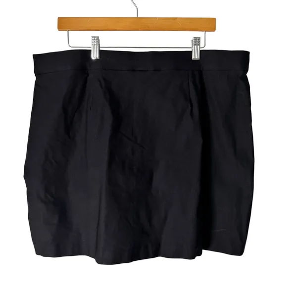 Rafaella Comfort Plus Size Black Skirt/Skort Women's 2XL Stretch Career‎ - Image 8