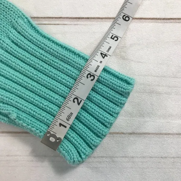 Lauren Ralph Lauren Women Light Blue Knitted Pullover V-Neck Sweater Medium - Image 8
