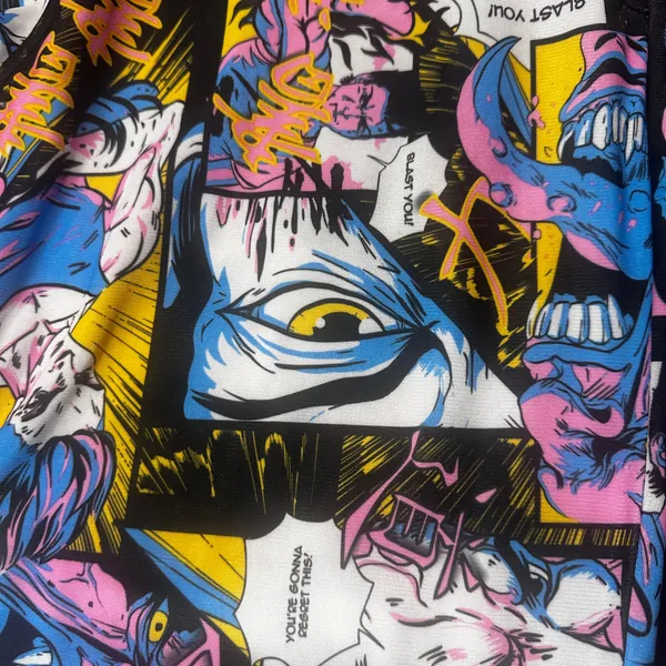 Fresh Prints of Tokyo Anime Graphic Jogger Pants Size Large NWT - Image 8