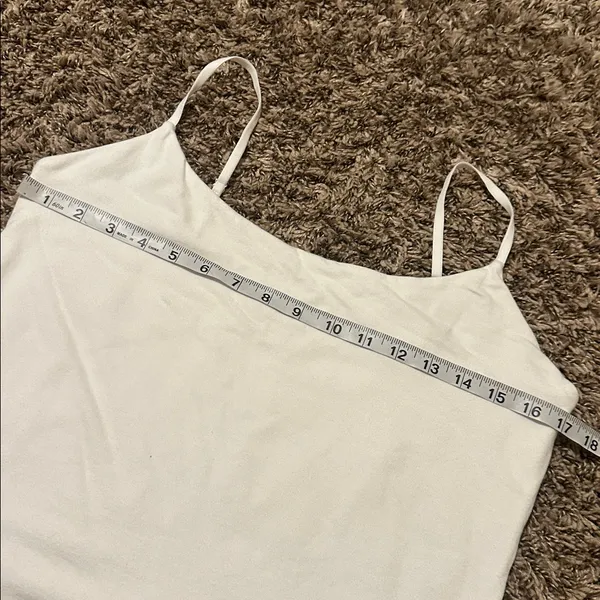 Abercrombie & Fitch Tank Cropped Cami White XL - Image 5