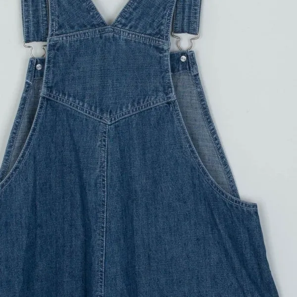 Vintage Disney Womens‎ Overalls Denim Shortalls Shorts Size L Blue Mickey Mouse - Image 9