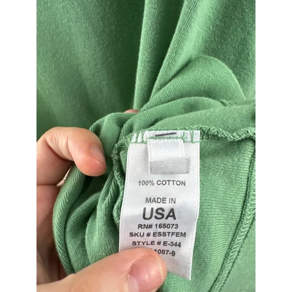 Women’s Fresh Produce Size 2X Sage Green T-Shirt - Image 6