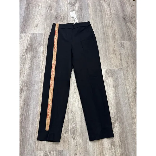 J.Crew Kate Straight Leg Pants Black Perfecting Pockets Size 2 New With Tags - Image 7