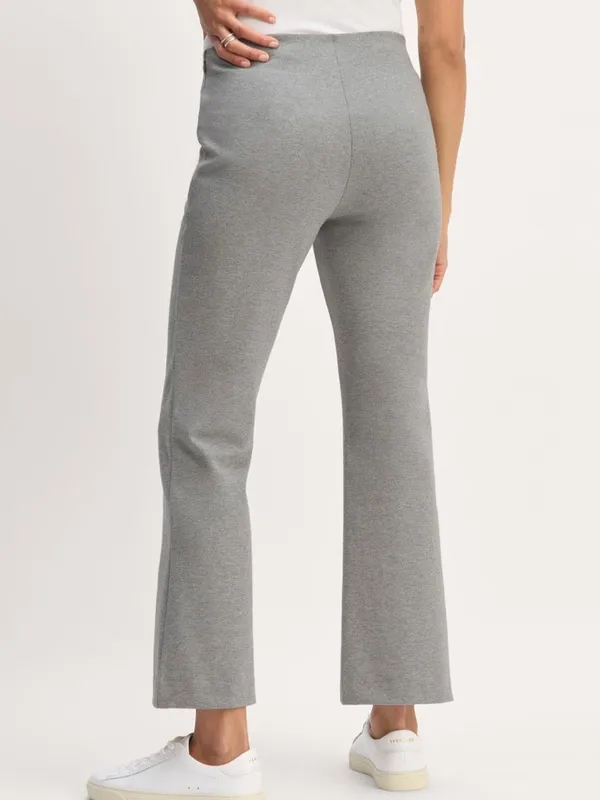 Everlane NWT Mid Heather Gray The Dream Kick Flare Ponte Pants Size Medium - Image 4