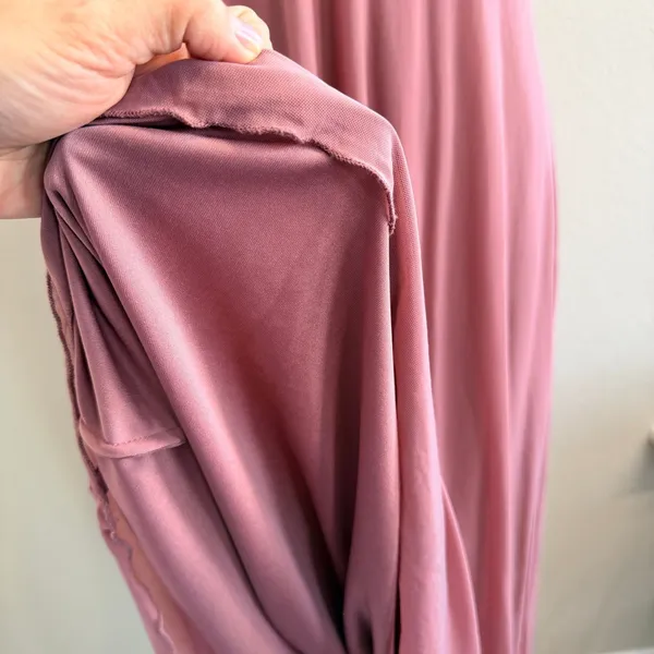 Pisarro Nights Gown Maxi Dress Mauve Pink Womens 8 Beaded Mother of Bride‎ Gala - Image 9