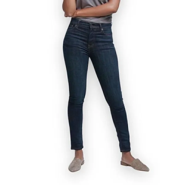 ABLE High Rise Skinny Jeans Blue Size 24 - Image 2