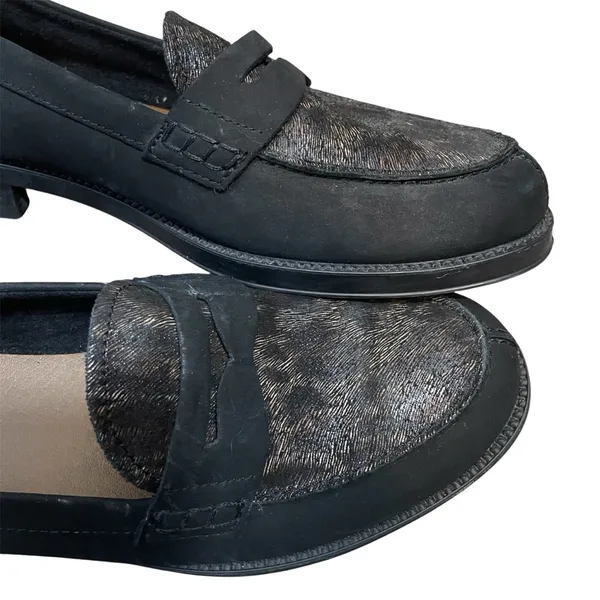 Aerosoles Push UPS Penny Loafer Black Nubuck - Image 4
