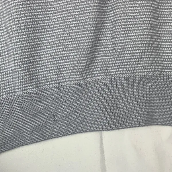 Varley x Barry's size xs gray knit pull over 1/4 zip Sweater waffle relaxed - Image 5
