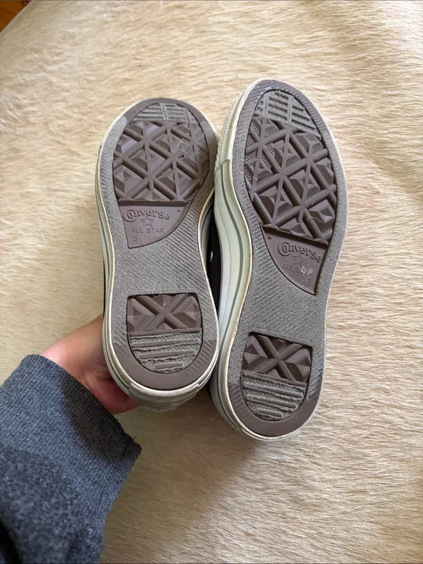 Black Converse Lace-Up Sneakers - Image 6