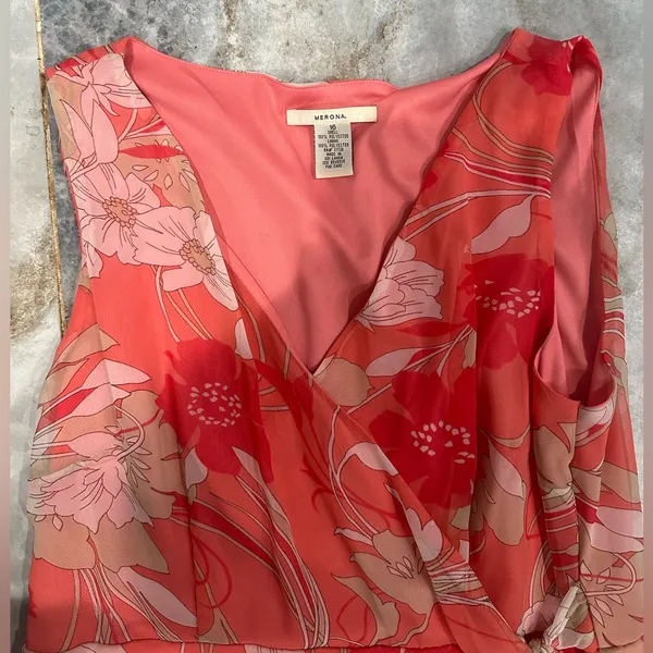 Merona Red Spaghetti Strap Sundress Midi - Image 5