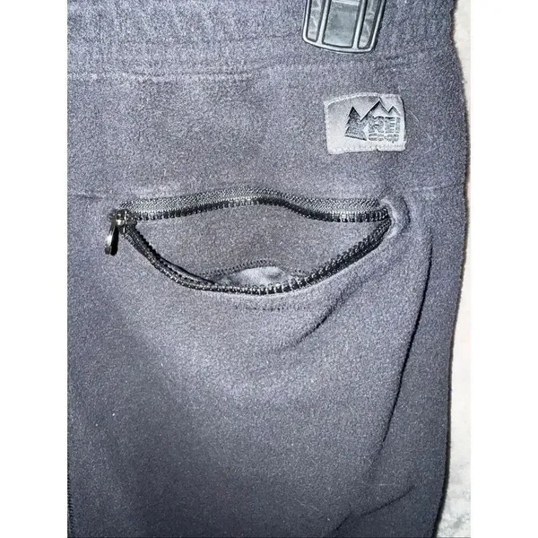 REI CO-OP Black Fleece Sweatpants XS Petite Outdoors Hiking Gorpcore #770 - Image 7