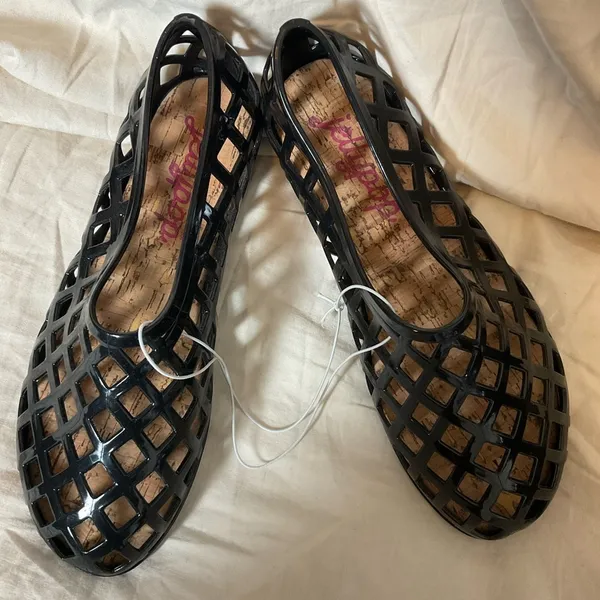 Jellypop Black Women's Jelly Shoes size 6 - Image 3