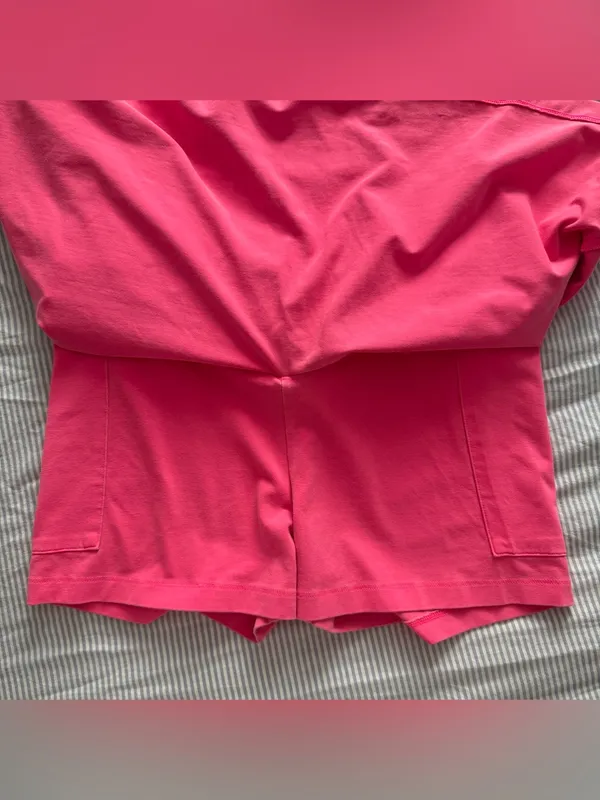 PINK - Victoria's Secret Vintage Women's Pink V-Waist A-Line Skirt - Image 3