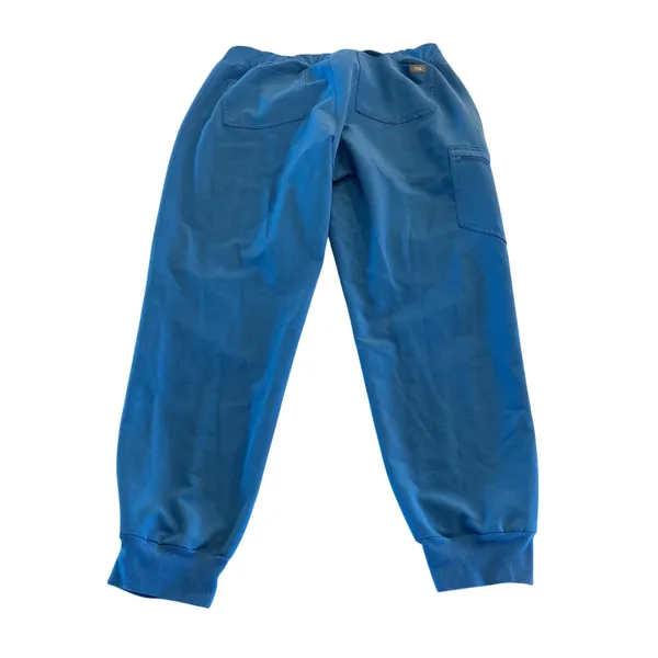 Figs Zamora Jogger Scrub‎ Pants in Capri Blue size Large - Image 2