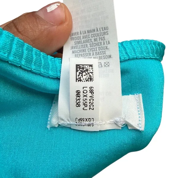 Aerie Sarong Wrap Coverup Ribbed Skirt‎ Size XL NWT Bright Turquoise Beach - Image 10