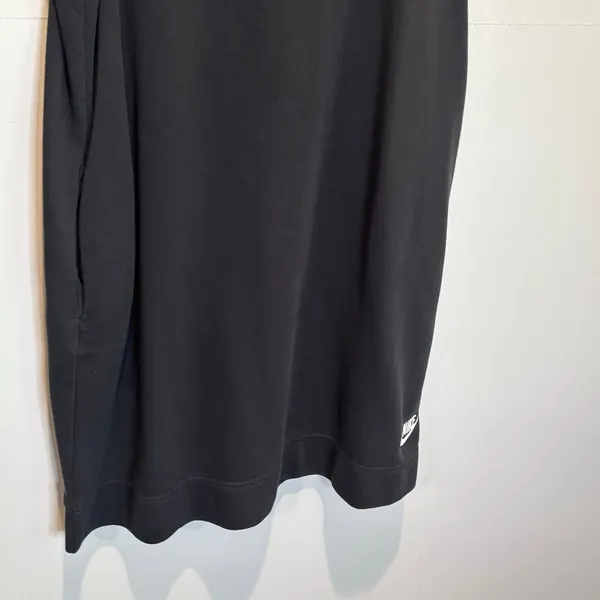 Nike Black Sleeveless Sweatshirt Mini Dress - size Large - Image 6